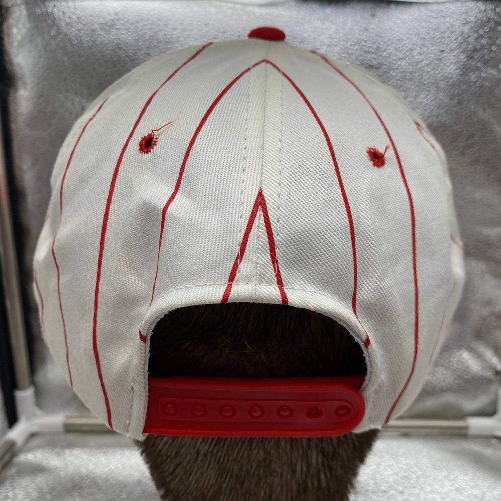 VTG Kings Cap OSC World Series Team Ponderosa Mens OS White Red Pinstripe Snap - Picture 4 of 9